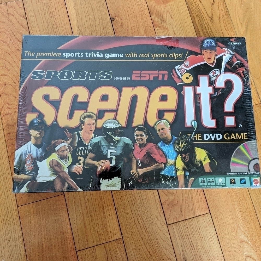 Scene it sports by ESPN dvd board game NEW